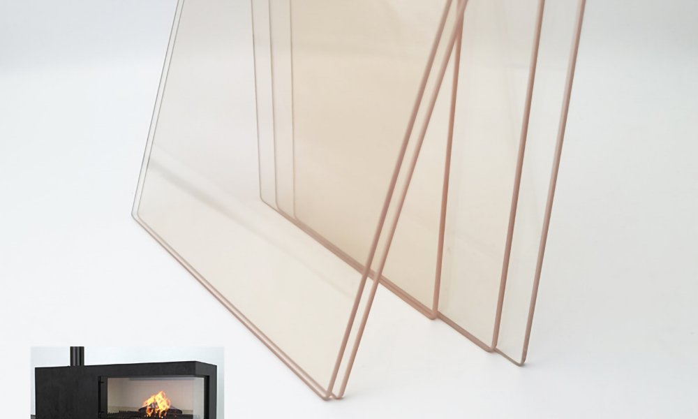  (3)Fireplace ceramic glass panel