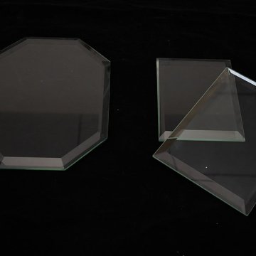 Image showcasing beveled glass panel|beveled glass|beveled glass shelves
